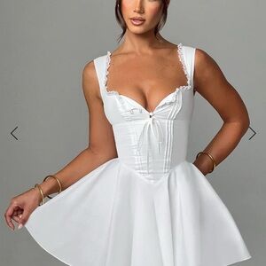 Elegant White Mini Dress